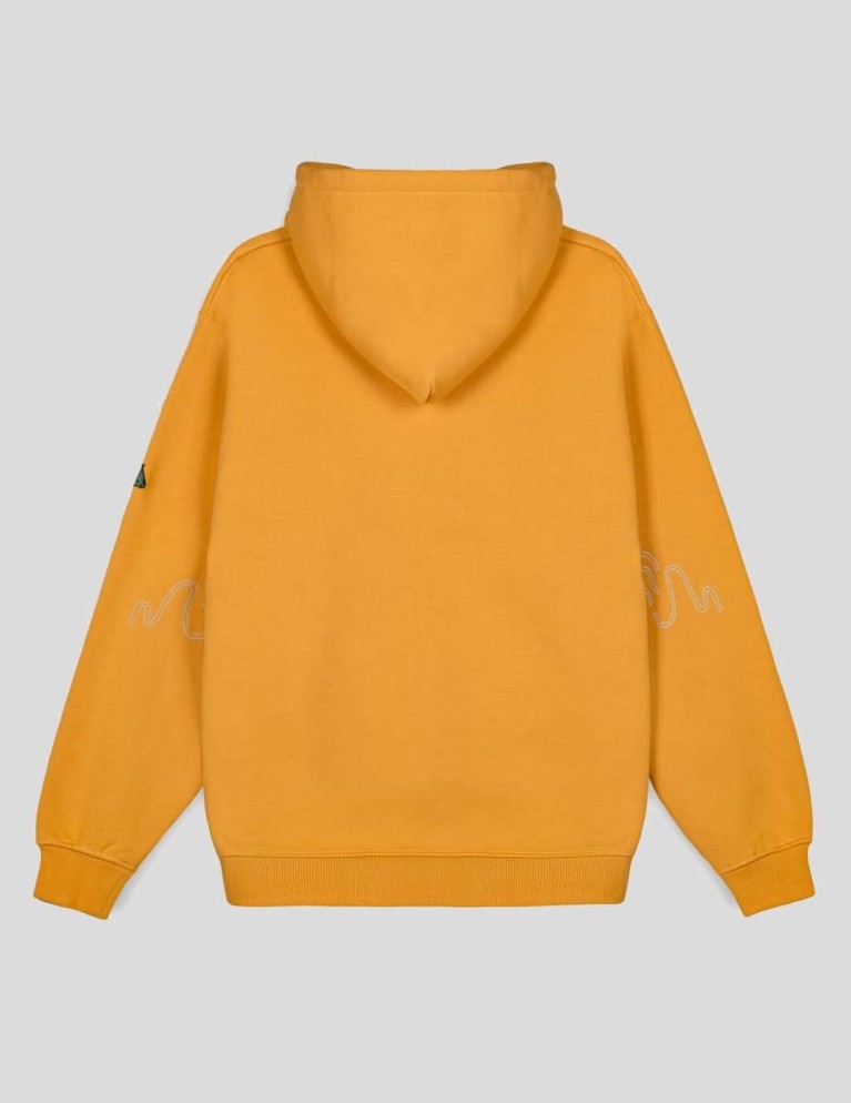 Sudadeira GRIMEY the toughest vintage hoodie orange